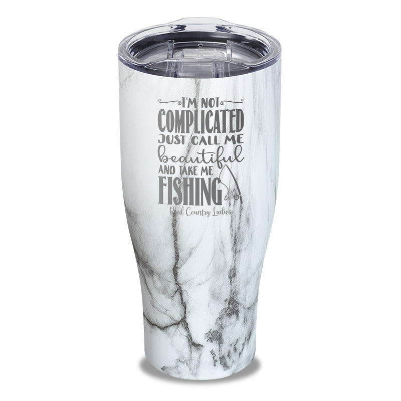 I'm Not Complicated Laser Etched Tumbler