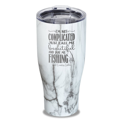 I'm Not Complicated Laser Etched Tumbler