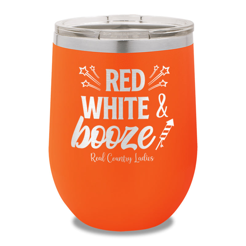 Red White And Booze 12oz Stemless Wine Cup