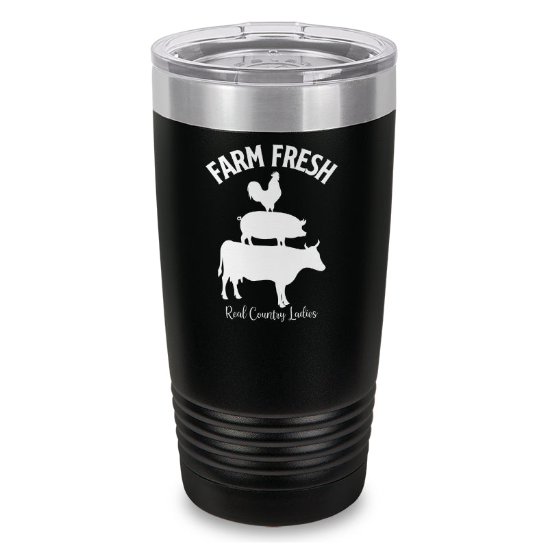 Farm Fresh Laser Etched Tumbler