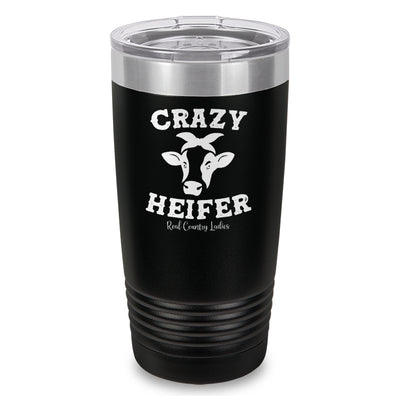 Crazy Heifer Laser Etched Tumbler