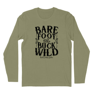 Bare Foot And Buck Wild Black Print Hoodies & Long Sleeves