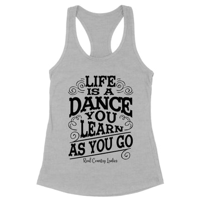 Life Is A Dance Black Print Front Apparel