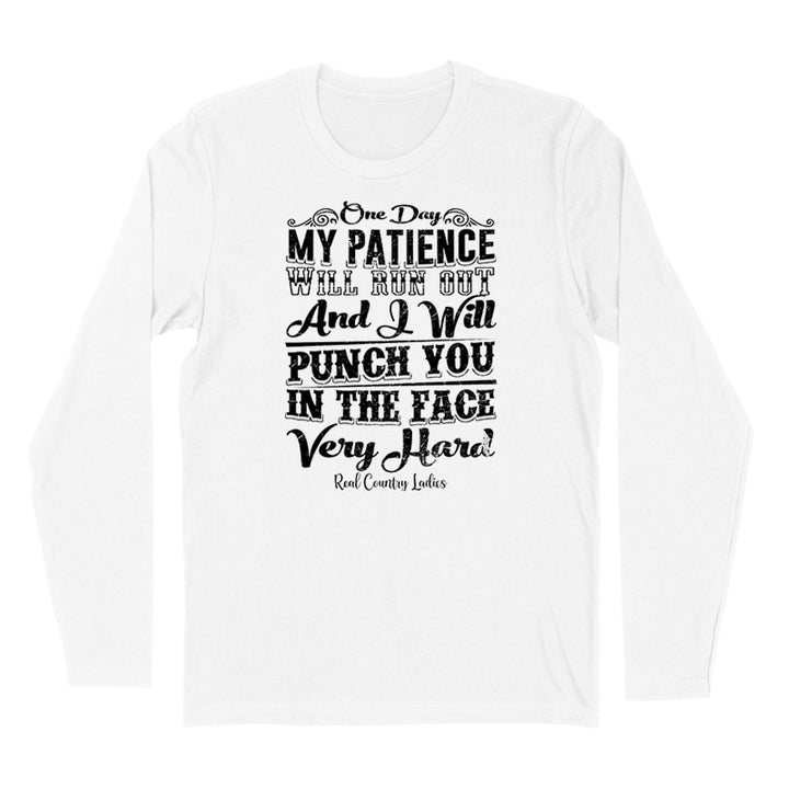 Punch You In The Face Black Print Hoodies & Long Sleeves