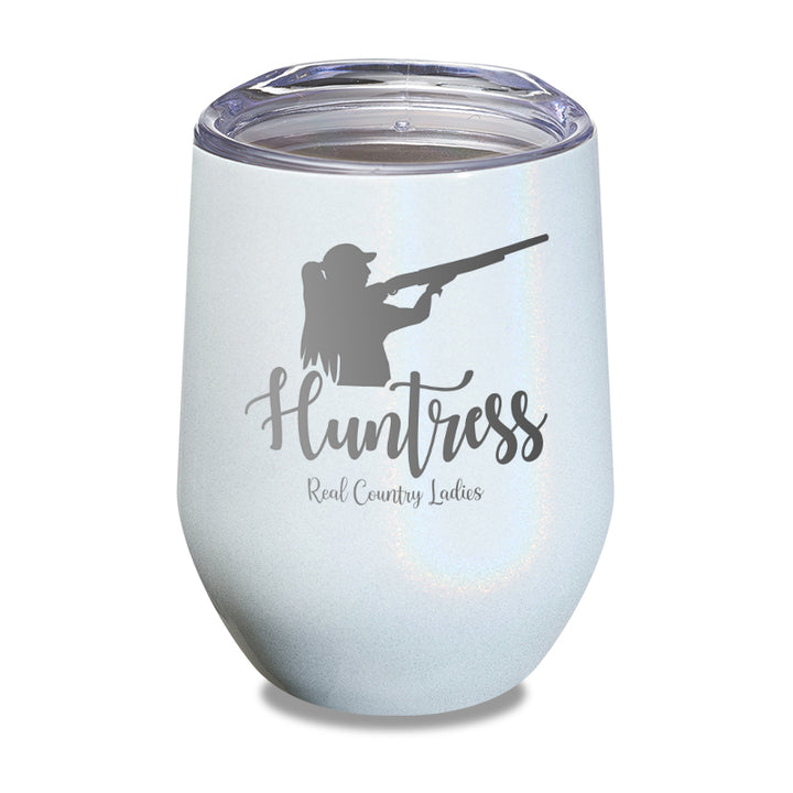 Huntress Shotgun Laser Etched Tumbler