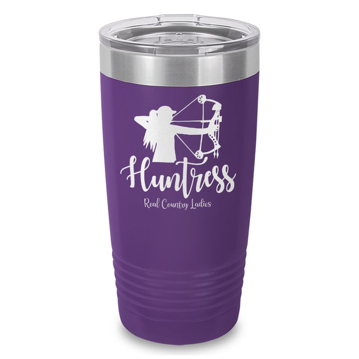 Huntress Bow Laser Etched Tumbler