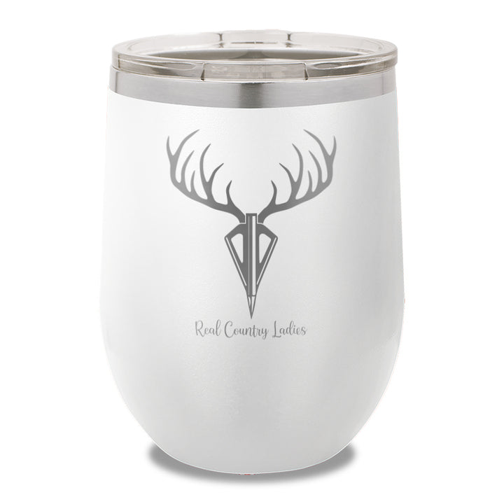 Arrow Deer 12oz Stemless Wine Cup