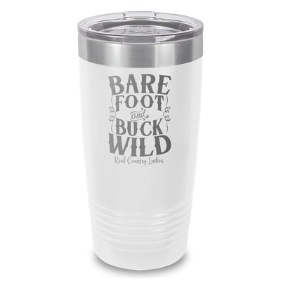 Bare Foot And Buck Wild Laser Etched Tumbler