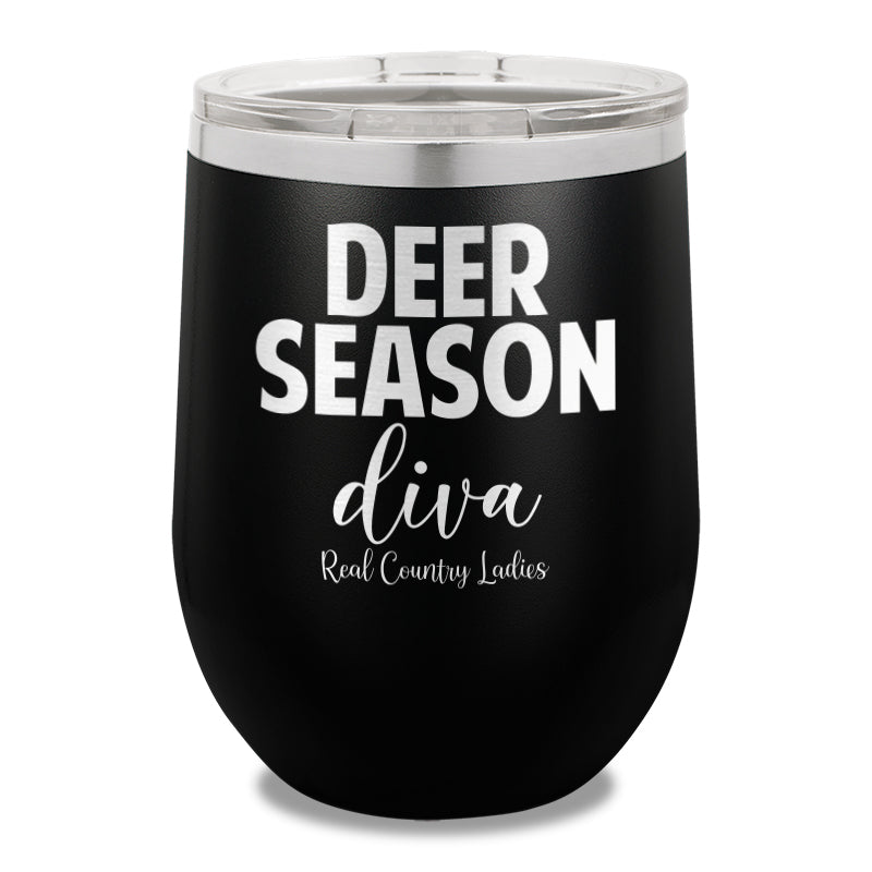 Deer Season Diva 12oz Stemless Wine Cup