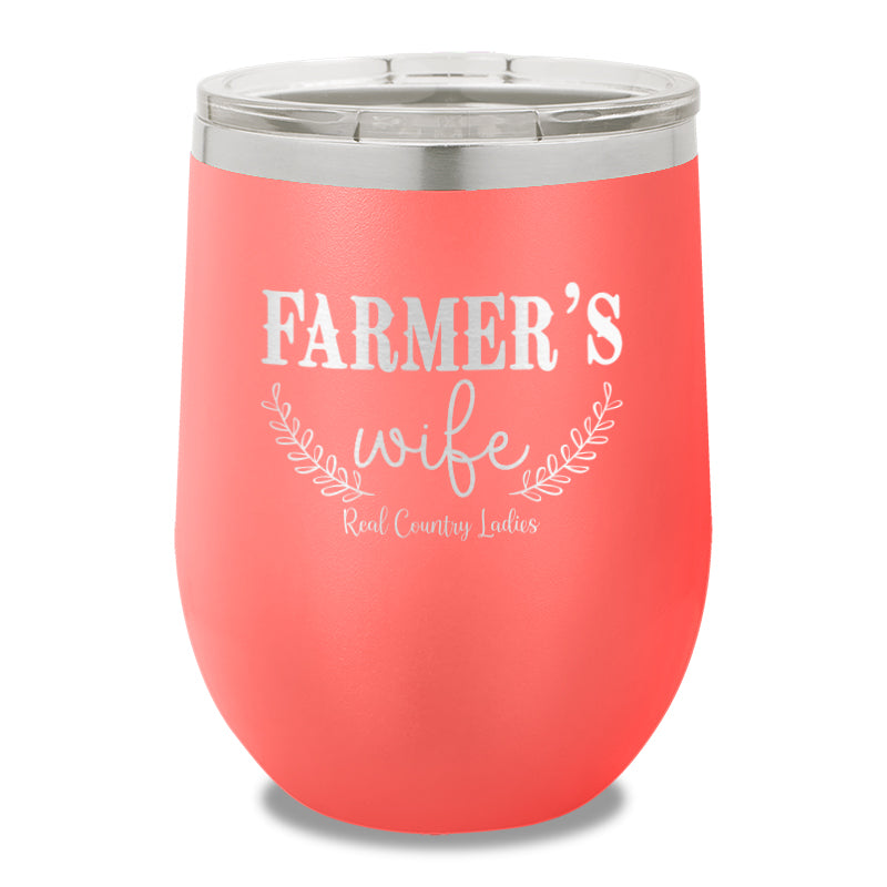 Farmer's Wife 12oz Stemless Wine Cup