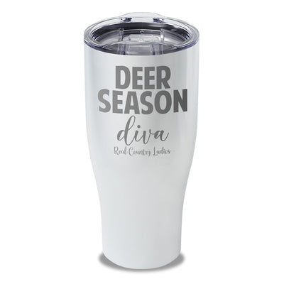 Deer Season Diva Laser Etched Tumbler