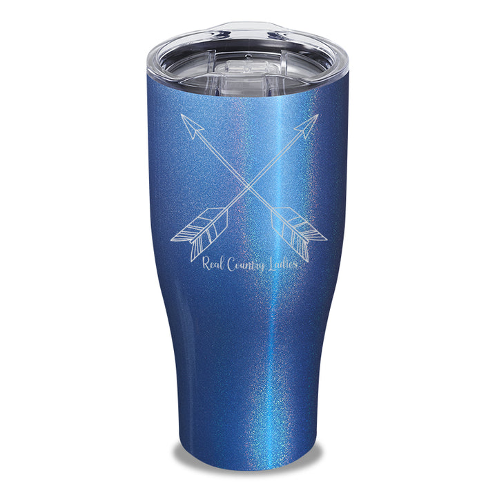 Cute Arrows Laser Etched Tumbler