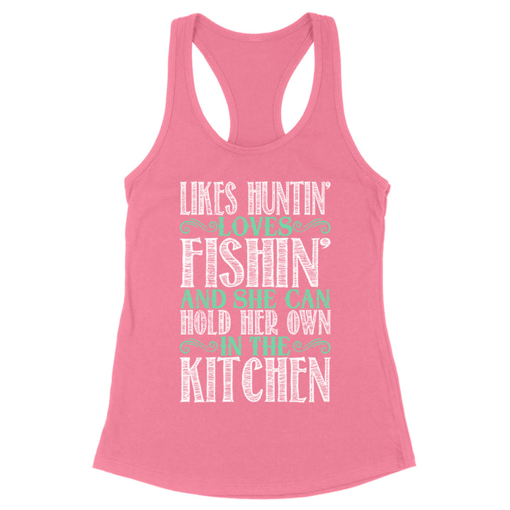 Likes Huntin' Loves Fishin' Apparel