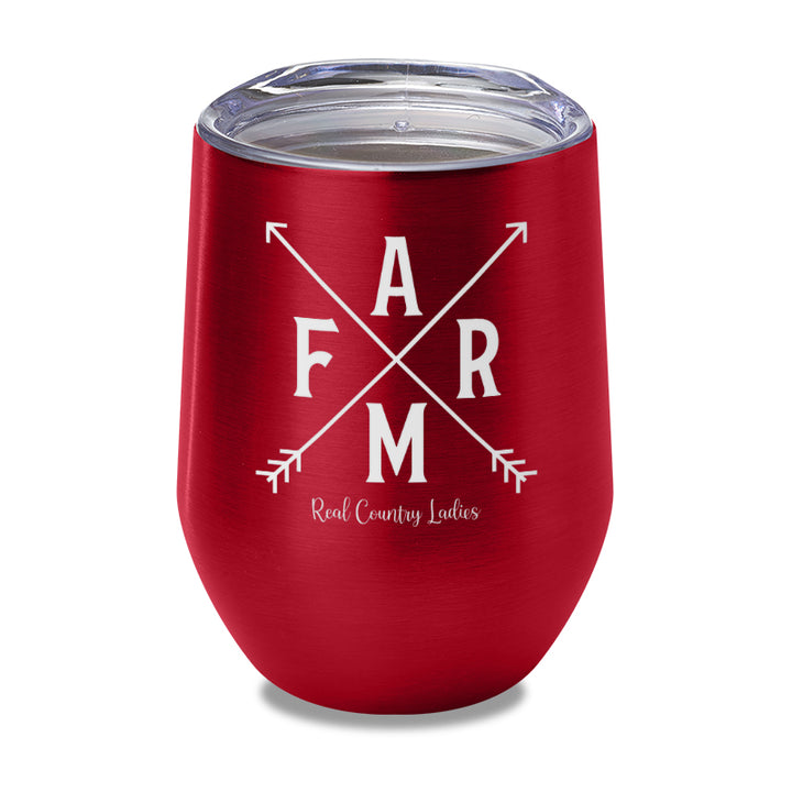 Farm Arrows Laser Etched Tumbler