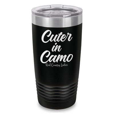 Cuter In Camo Laser Etched Tumbler