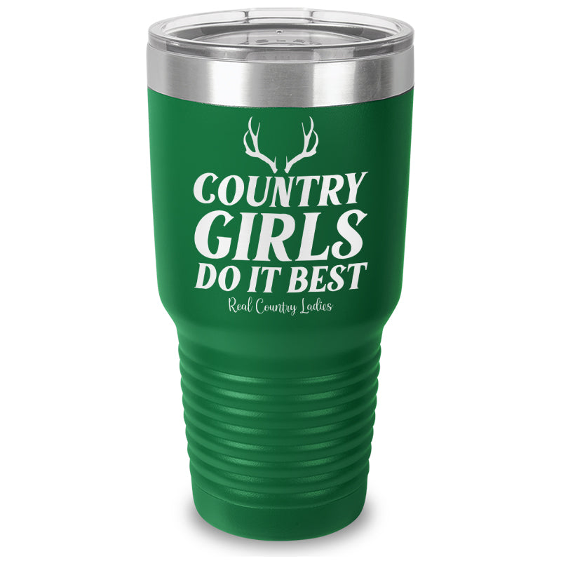 Country Girls Do It Best Laser Etched Tumbler