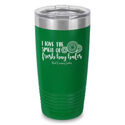 Fresh Hay Bales Laser Etched Tumbler