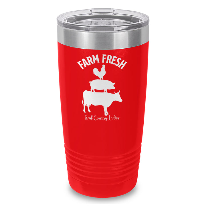 Farm Fresh Laser Etched Tumbler