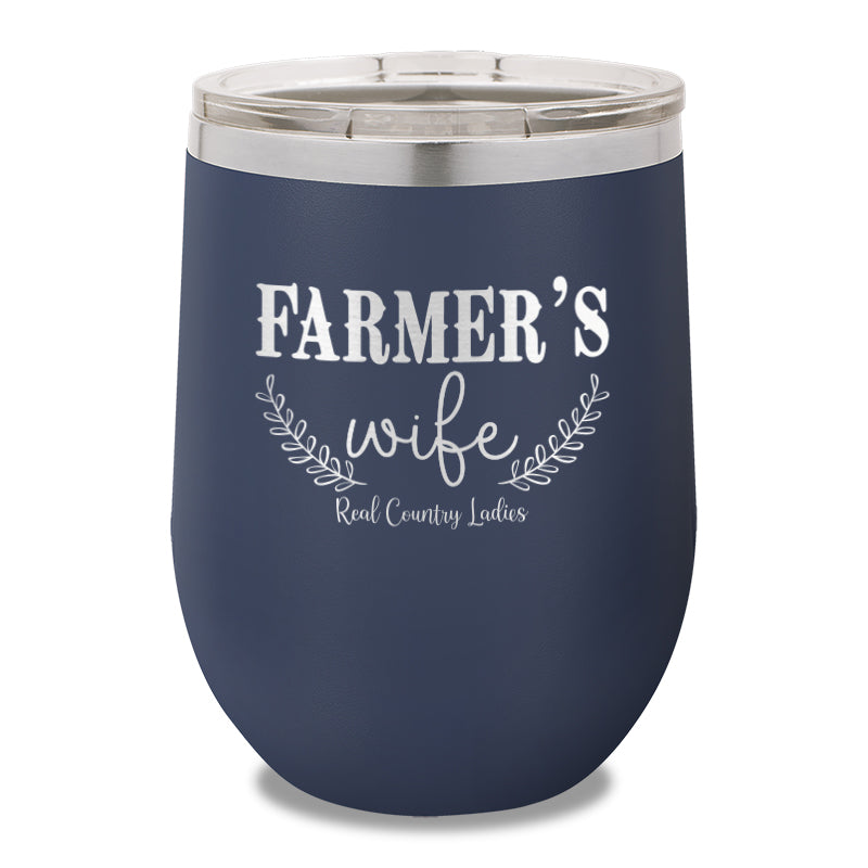 Farmer's Wife 12oz Stemless Wine Cup