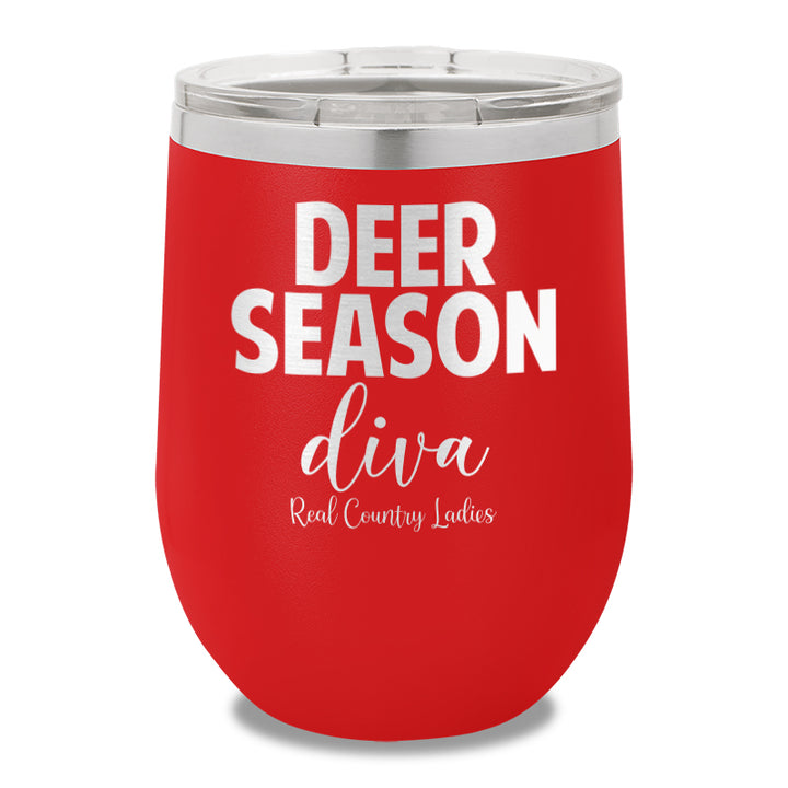 Deer Season Diva 12oz Stemless Wine Cup