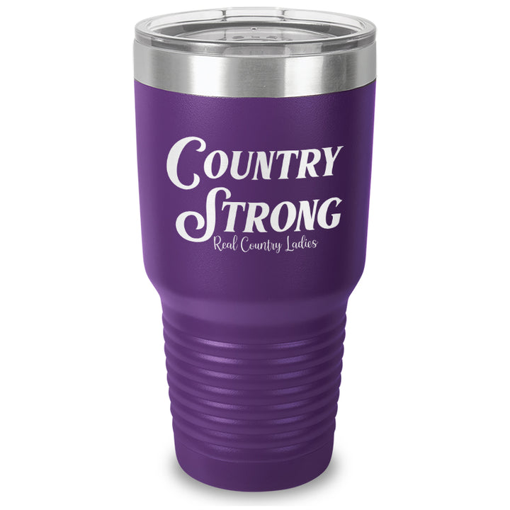 Country Strong Laser Etched Tumbler