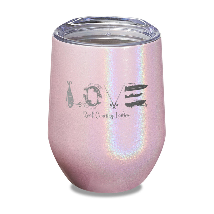 Fishing Love Laser Etched Tumbler