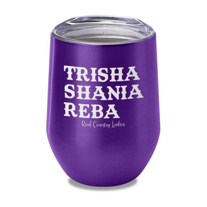 Trisha Shania Reba Laser Etched Tumbler