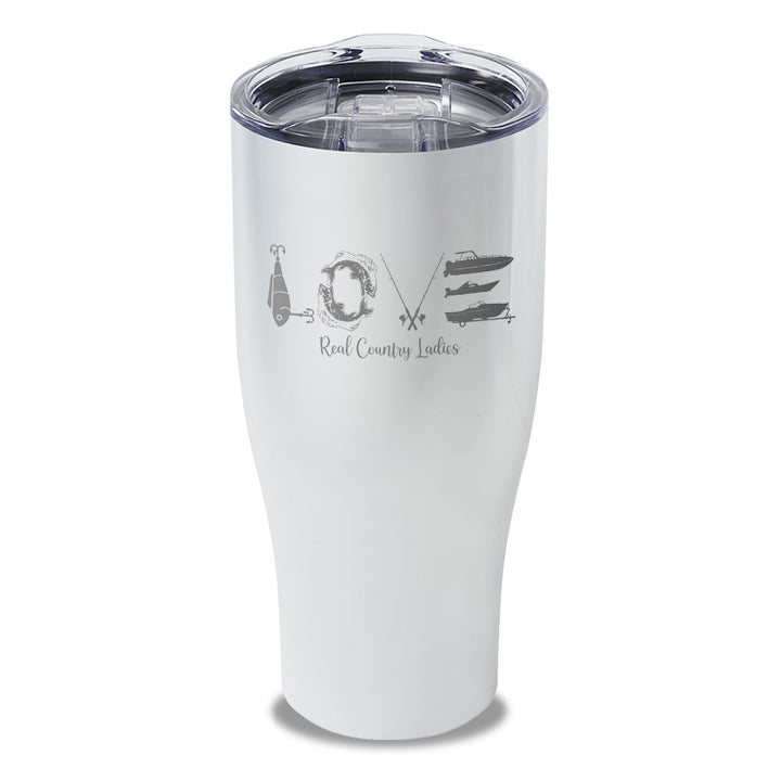 Fishing Love Laser Etched Tumbler