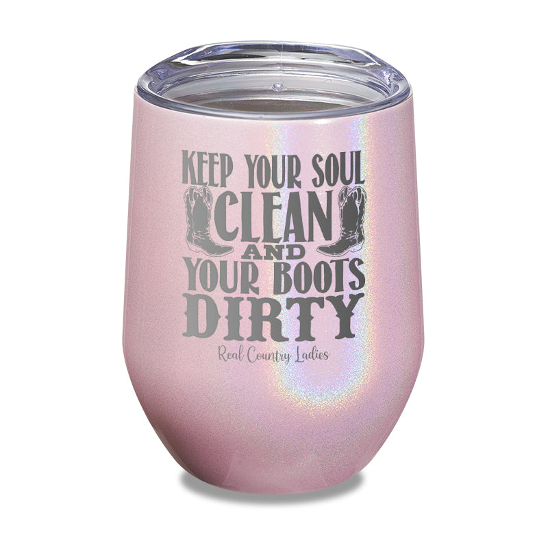 Keep Your Soul Clean Laser Etched Tumbler