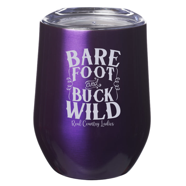 Bare Foot and Buck Wild Stemless Wine Cup