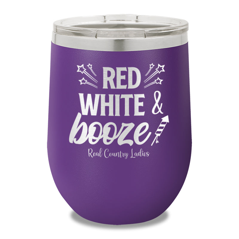 Red White And Booze 12oz Stemless Wine Cup