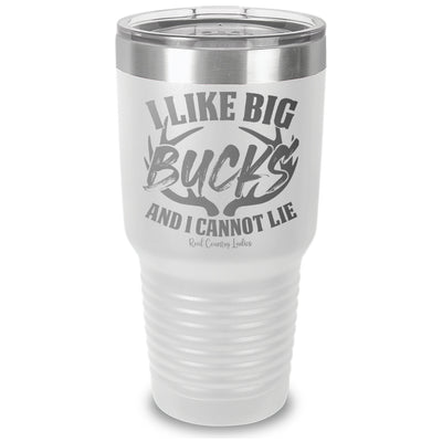 I Like Big Bucks Laser Etched Tumbler