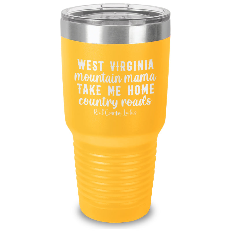 West Virginia Mountain Mama Laser Etched Tumbler