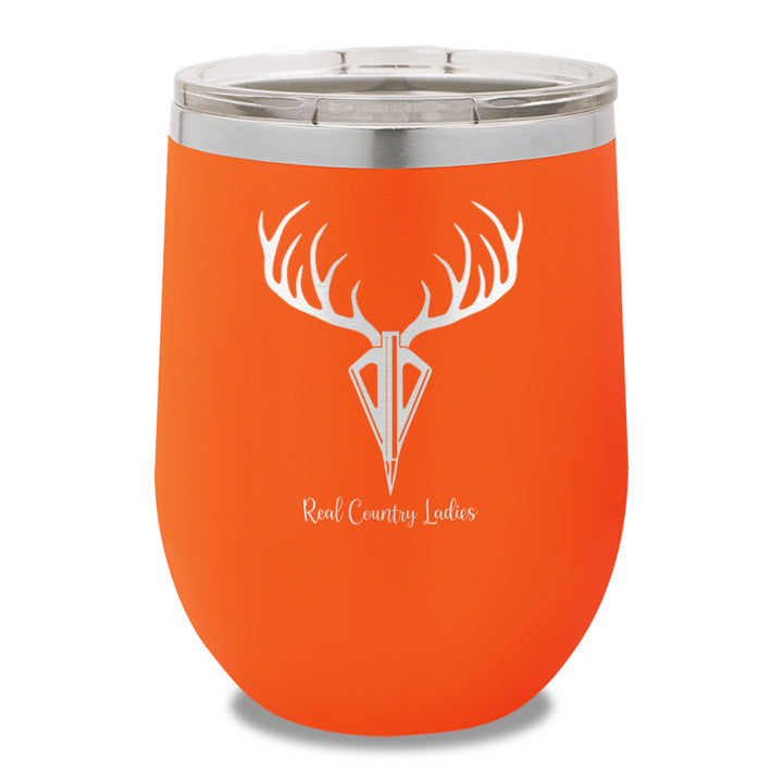 Arrow Deer 12oz Stemless Wine Cup