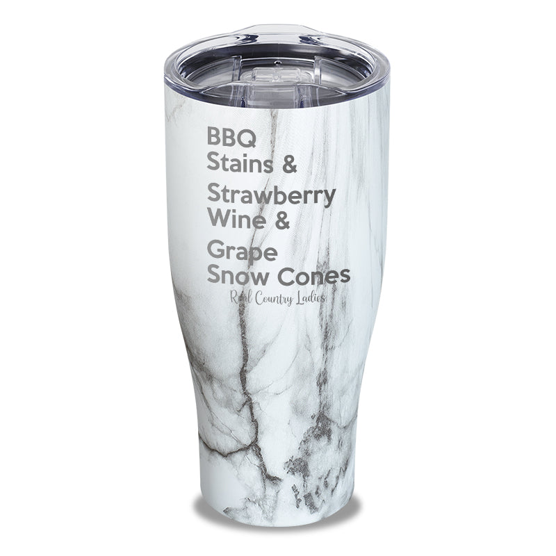 BBQ Stains Laser Etched Tumbler