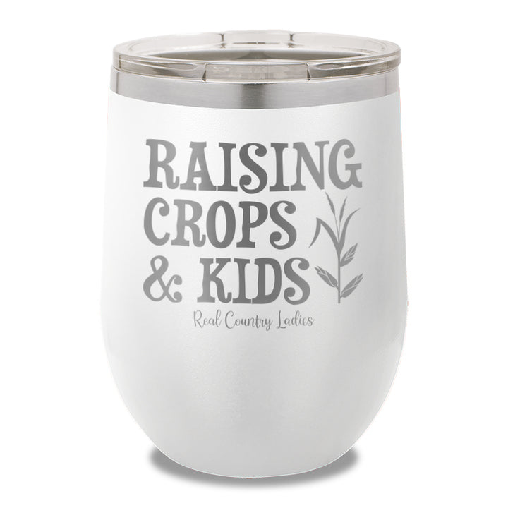 Raising Crops And Kids 12oz Stemless Wine Cup