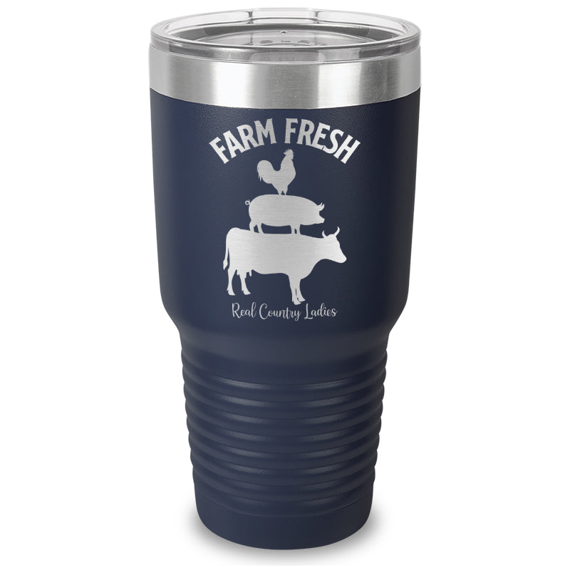 Farm Fresh Laser Etched Tumbler