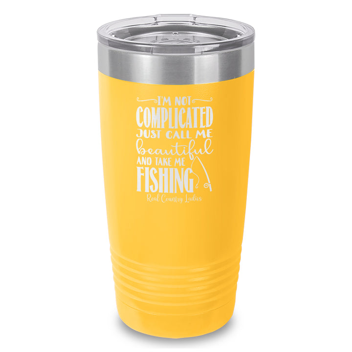 I'm Not Complicated Laser Etched Tumbler