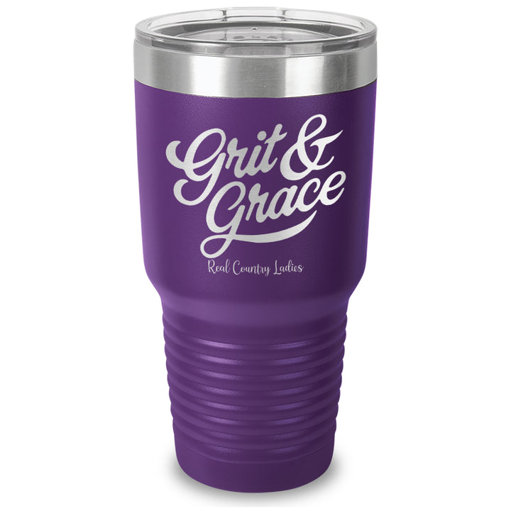 Grit And Grace Laser Etched Tumbler