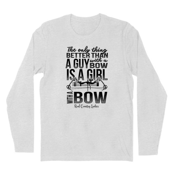 A Girl With A Bow Black Print Hoodies & Long Sleeves