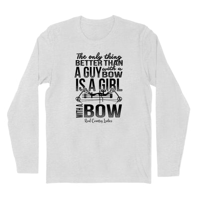 A Girl With A Bow Black Print Hoodies & Long Sleeves
