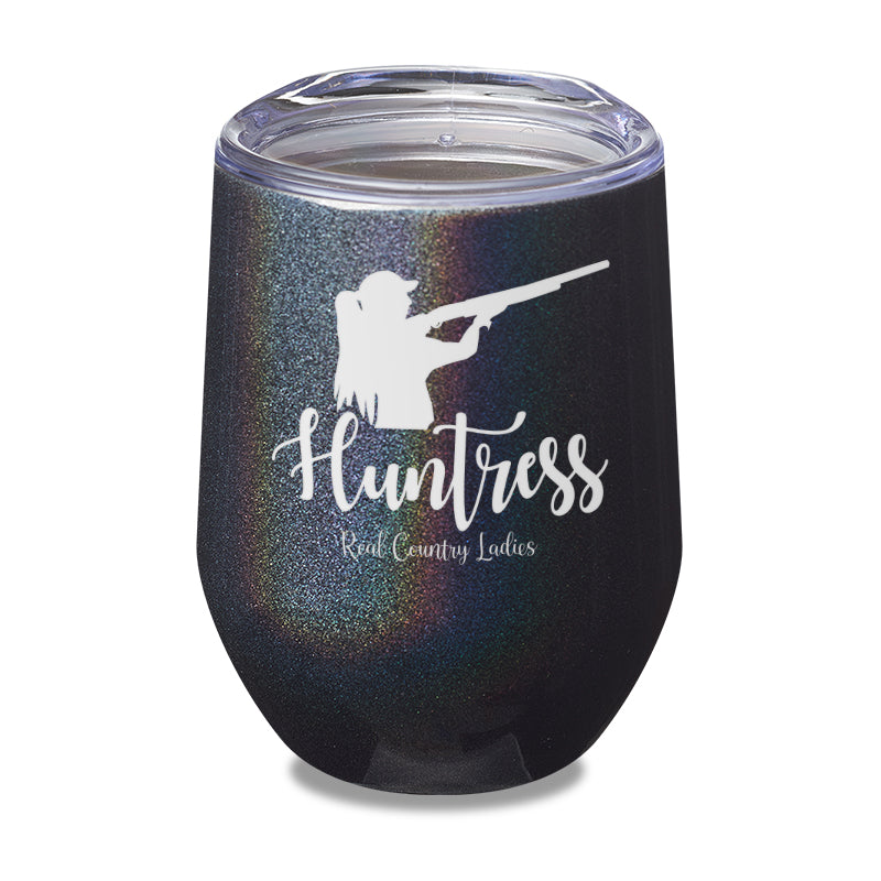 Huntress Shotgun Laser Etched Tumbler