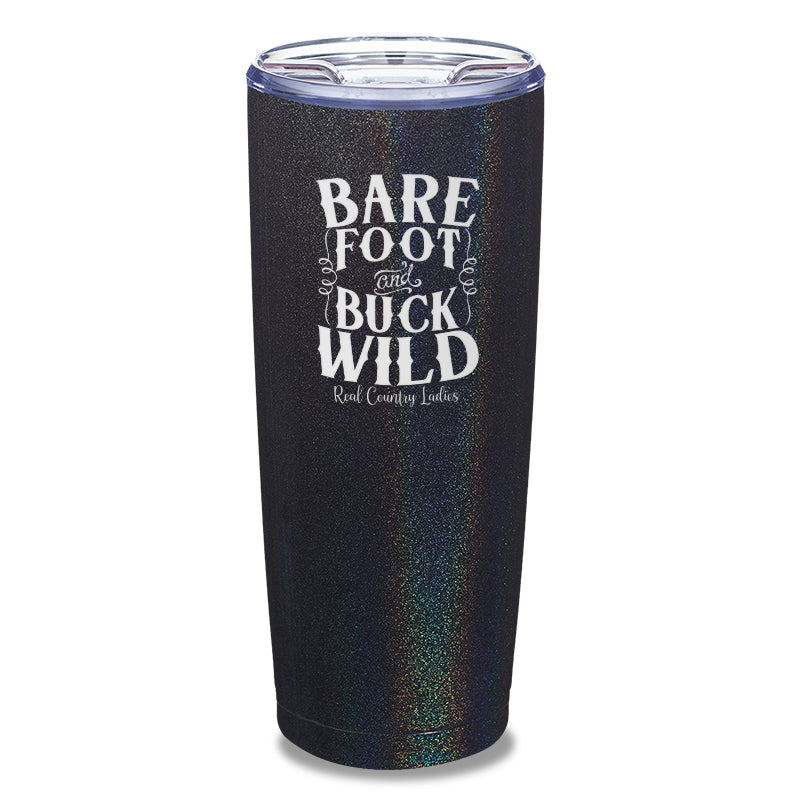 Bare Foot And Buck Wild Laser Etched Tumbler