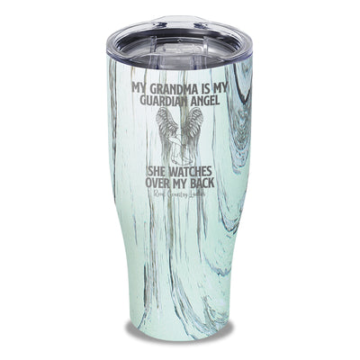 My Grandma Is My Guardian Angel Laser Etched Tumbler