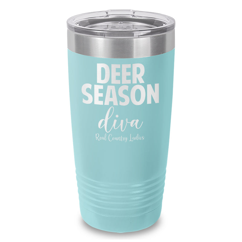 Deer Season Diva Laser Etched Tumbler