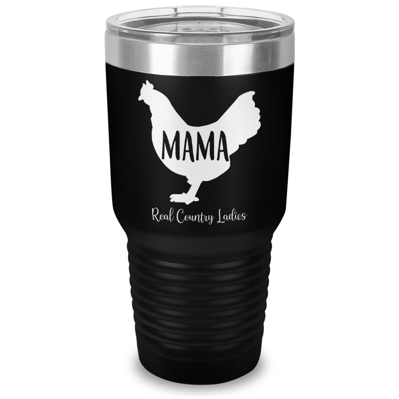 Mama Hen Laser Etched Tumbler