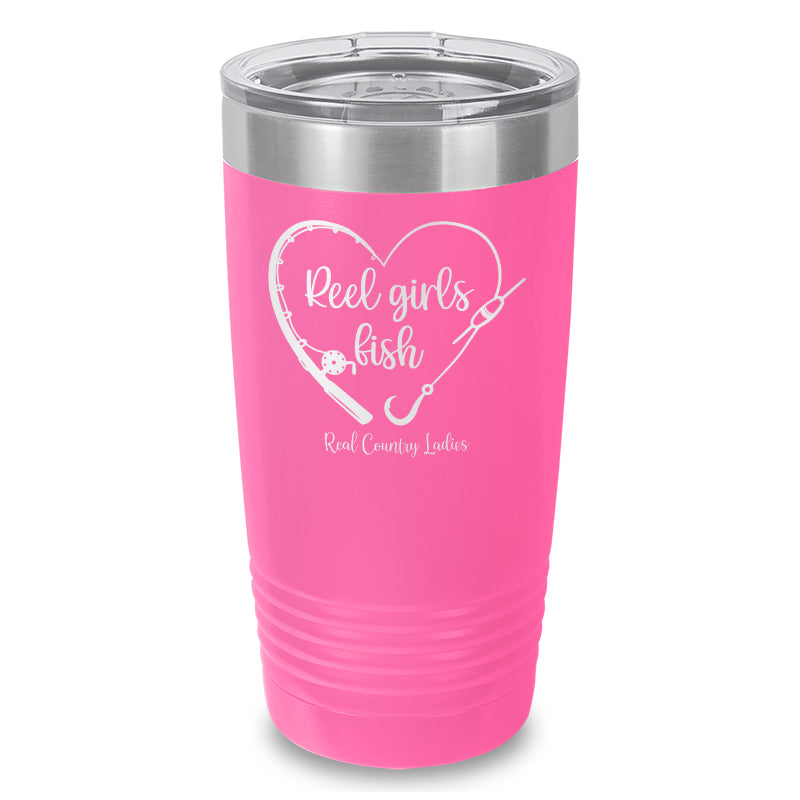 Reel Girls Fish Laser Etched Tumbler