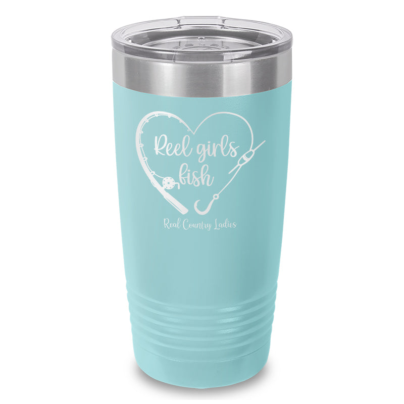 Reel Girls Fish Laser Etched Tumbler