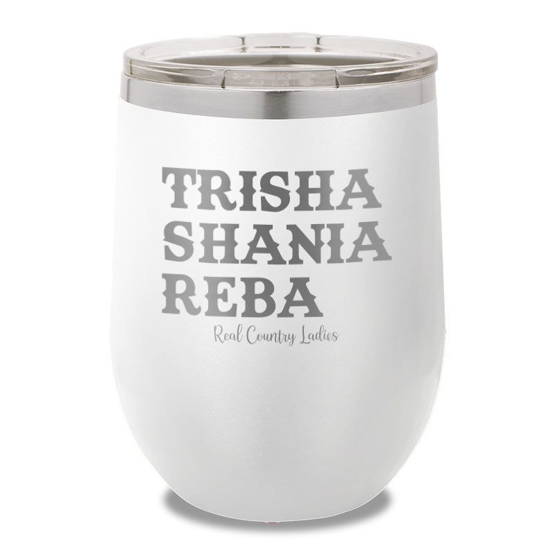 Trisha Shania Reba 12oz Stemless Wine Cup