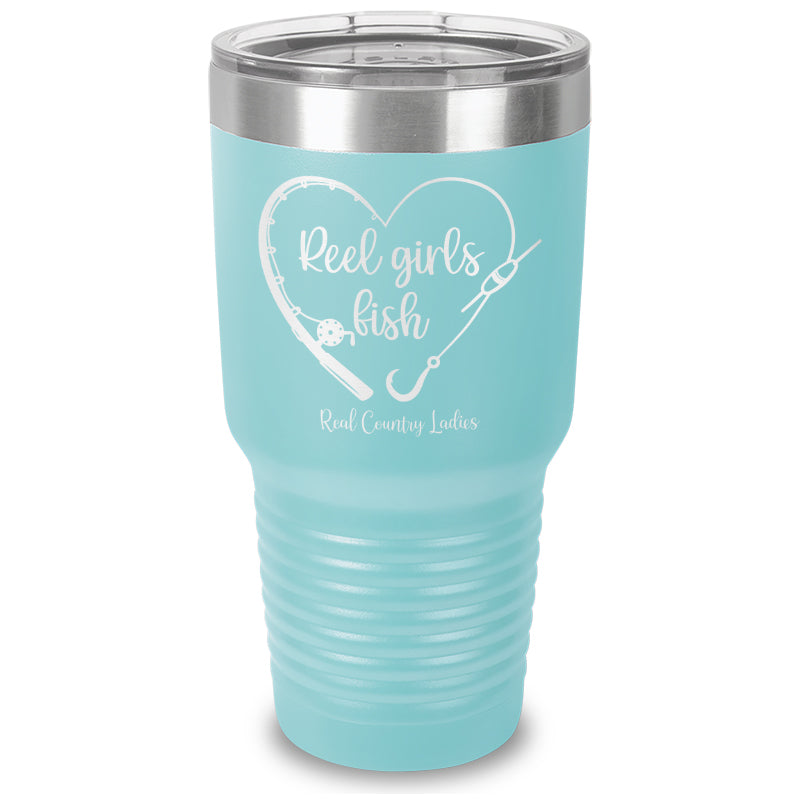 Reel Girls Fish Laser Etched Tumbler